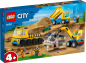 Preview: LEGO® City - 60391 - Baufahrzeuge und Kran mit Abrissbirne
