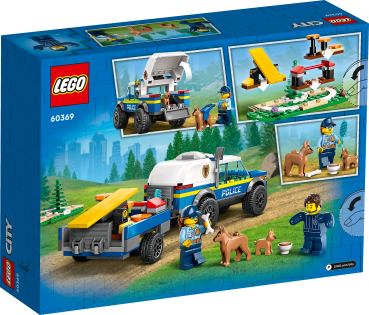 Preview: LEGO® City - 60369 - Mobiles Polizeihunde-Training