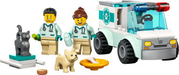 Preview: LEGO® City - 60382 - Tierrettungswagen