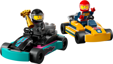 Preview: LEGO® City - 60400 - Go-Karts mit Rennfahrern