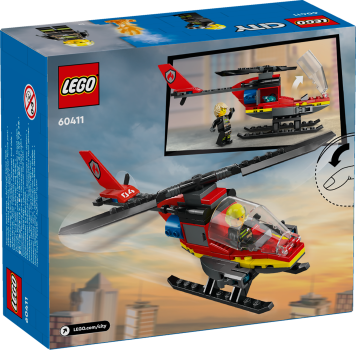 Preview: LEGO® City - 60411 - Feuerwehrhubschrauber