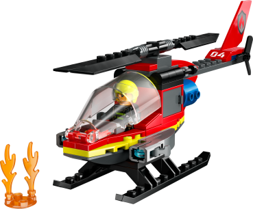 Preview: LEGO® City - 60411 - Feuerwehrhubschrauber