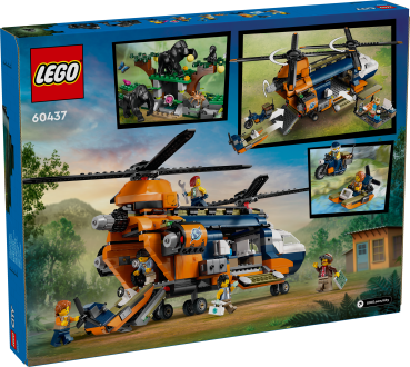 Preview: LEGO® City - 60437 - Dschungelforscher-Hubschrauber
