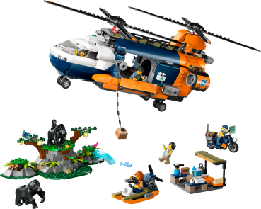 Preview: LEGO® City - 60437 - Dschungelforscher-Hubschrauber