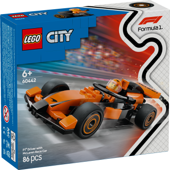 Preview: LEGO® City - 60442 - F1® Rennfahrer mit McLaren Rennauto