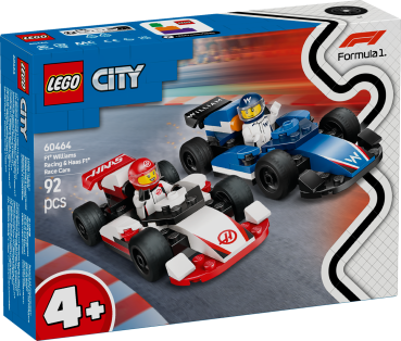 Preview: LEGO® City - 60464 - F1® Williams Racing und Haas F1® Rennautos