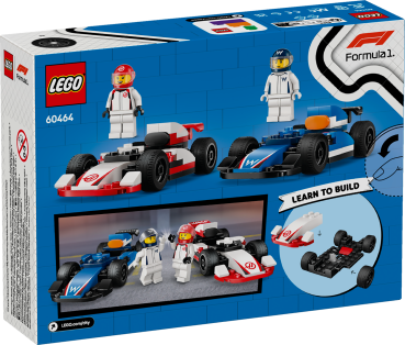 Preview: LEGO® City - 60464 - F1® Williams Racing und Haas F1® Rennautos