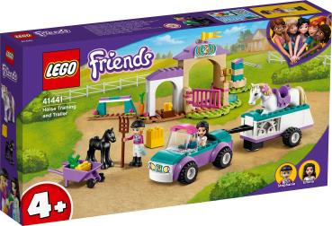 Preview: LEGO® Friends - 41441 - Trainingskoppel und Pferdeanhänger