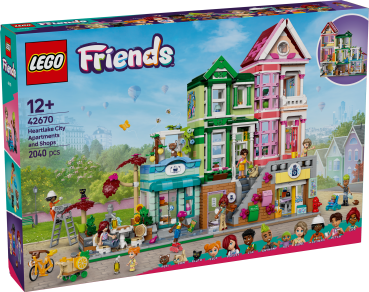 Preview: LEGO® Friends - 42670 - Heartlake City Wohn- und Einkaufsstraße