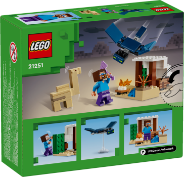Preview: LEGO® Minecraft® - 21251 - Steves Wüstenexpedition