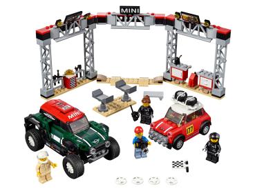 Preview: LEGO® Speed Champions - 75894 - Rallyeauto 1967 Mini Cooper S und Buggy 2018 Mini John Cooper Works