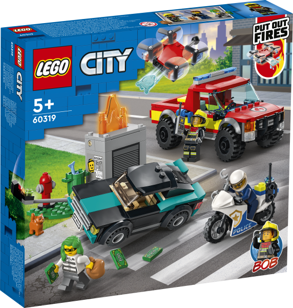 LEGO® City - 60319 - Löscheinsatz und Verfolgungsjagd