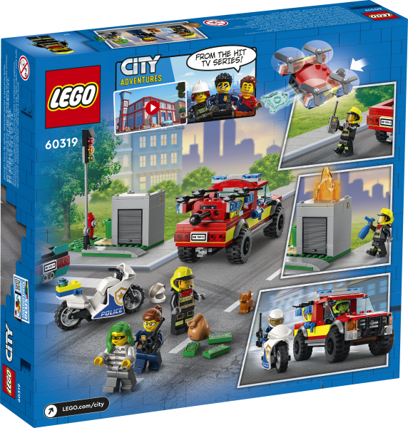 LEGO® City - 60319 - Löscheinsatz und Verfolgungsjagd