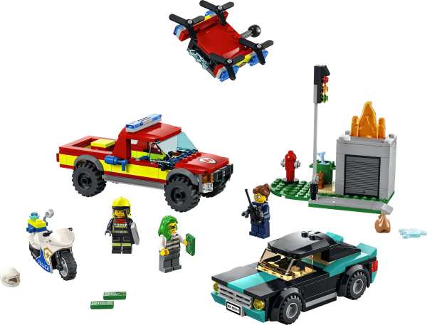 LEGO® City - 60319 - Löscheinsatz und Verfolgungsjagd