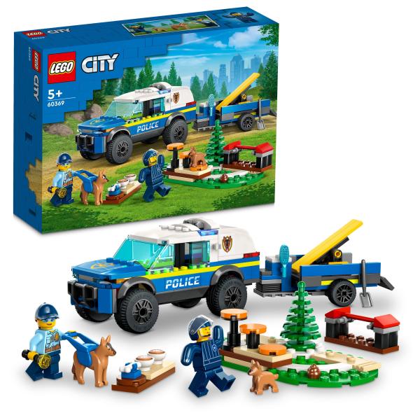 LEGO® City - 60369 - Mobiles Polizeihunde-Training