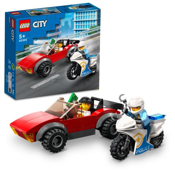 LEGO® City - 60392 - Verfolgungsjagd mit dem Polizeimotorrad