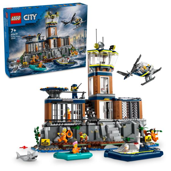 LEGO® City - 60419 - Polizeistation auf der Gefängnisinsel