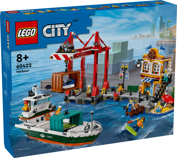 LEGO® City - 60422 - Hafen mit Frachtschiff