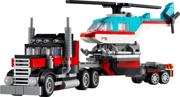 LEGO® Creator - 31146 - Tieflader mit Hubschrauber
