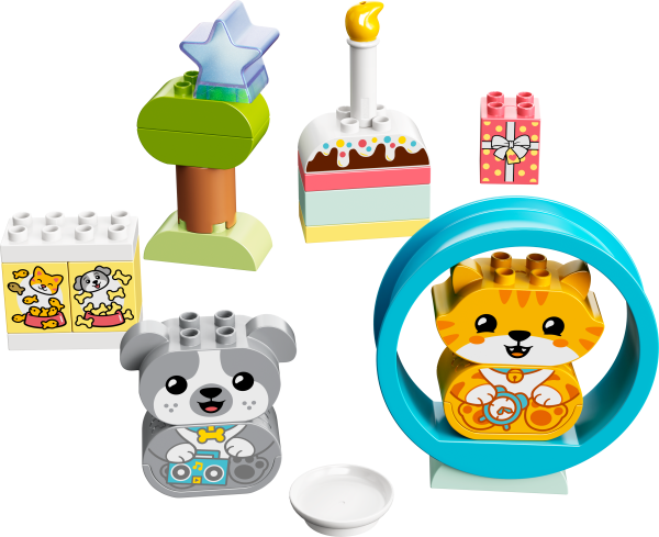 LEGO® DUPLO® - 10977 - Mein erstes Hündchen & Kätzchen – mit Ton
